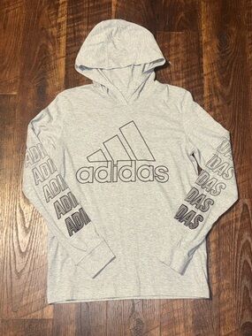 Adidas Chop Fade Heathered Hooded T-shirt
